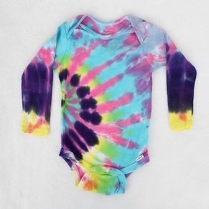 Handmade Tie Dye One of a Kind Onesie 12M